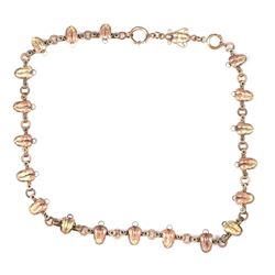 VICTORIAN Floral Link Necklace 18"