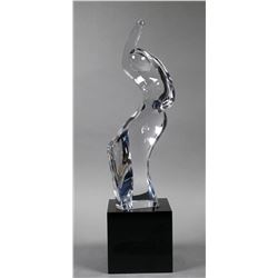 Sculpture CRISTAL DE SEVRES Crystal Woman Dancing