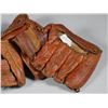Image 2 : (5) Old LEATHER BASEBALL GLOVES Mitt & Ball