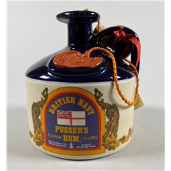 UNOPENED British Navy PUSSERS RUM 1.75 L