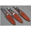 Image 2 : (3) Custom Dagger 5" Blade