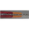 Image 4 : (2) Custom Fixed Blade Damascus Steel Knife