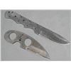 Image 5 : (3) Custom Fixed Blade Damascus Steel Knife