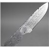 Image 6 : (3) Custom Fixed Blade Damascus Steel Knife