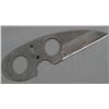 Image 8 : (3) Custom Fixed Blade Damascus Steel Knife