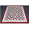 Image 1 : Antique Handmade Quilt, Circa 1940s