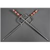 Image 1 : (2) Peter Carbone SAI Asian Japanese Melee Weapon