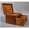 Image 4 : 18c Antique Smoking Caddy Burl Walnut