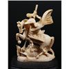 Image 2 : Ivory Carving of St. George & The Dragon
