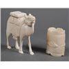 Image 1 : Carved Ivory CAMEL Statue & SNAKE Napkin Ring