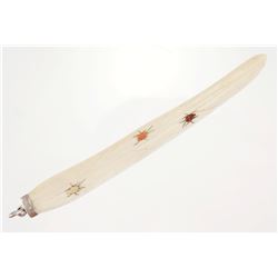 Carved Ivory FEATHER Pendant