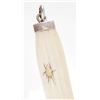 Image 3 : Carved Ivory FEATHER Pendant