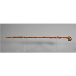 Walking Stick w Carved Florida Alligator