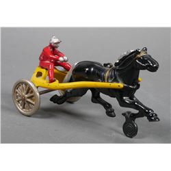 KENTON Cast Iron Toy Race Horse & Jockey