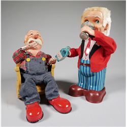 Smoking Grandpa & Blushing Willy Battery Op Toy