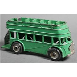 ARCADE Cast Iron Toy Double Decker Bus 318