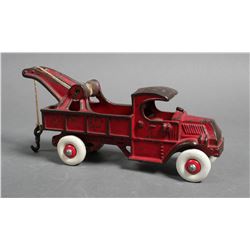 CHAMPION Cast Iron Toy Wrecker Tow Truck