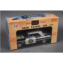 ASC Aoshin Japan Siren Toy PATROL CAR