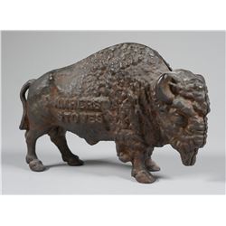 Antique AMHERST STOVE Bison Still Bank