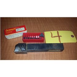 Sandvik Coromant Tool Holder TGPR-16A with inserts