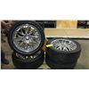 Image 1 : Set of 4 Continental Tires Cross Contact LX Sport with Ruffino Mag
