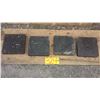 Image 1 : Steel plate 7"7/8 x 7"7/8 x 1"1/4