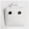 Image 1 : 14K Gold Filled Sapphire(0.92ct) Earrings, Made in Canada, Suggested Retail Value $160