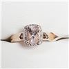 Image 1 : Silver Morganite Ring (~Size 6.5), Suggested Retail Value $200