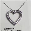Image 1 : Silver Simulation Alexandrite 18" Necklace, Suggested Retail Value $100