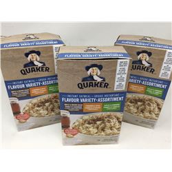 Quaker Instant Oatmeal Flavour Variety Pack (3 x 8)