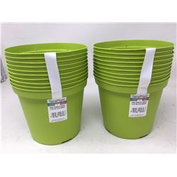 TeraPlast Plant Pots-Green (20ct)