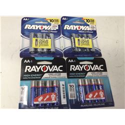 Rayovac Batteries (4 x 4AA)