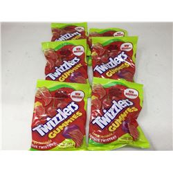 Twizzlers Tangy Tongue Twisters Gummies (6 x 182g)