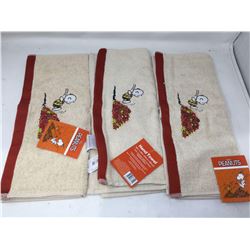 Peanuts Autumn Collection Hand Towels
