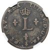 Image 2 : 1758-A French Colonies Sou Marque, Paris mint, Vlack 42, R5, NGC VF35
