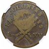 Image 2 : 1767-A French Colonies Sou, RF Counterstamp, Vlack 1-A, NGC VF30