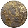 Image 2 : (c. 1859) Dickeson Copy Sommer Islands Shilling, Brass, Kenney 1, W-15410, R6, MS60