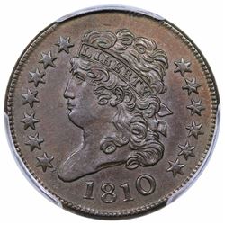 1810  C-1  R1  PCGS AU58.  EAC AU50+