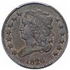 Image 1 : 1826  C-1  R1  PCGS AU53 (mistakenly labeled as an 1828).  EAC VF35