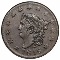 1816  N-4  R2  NGC AU58.  EAC VF35