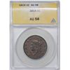Image 3 : 1819  N-8  R1  ANACS AU58.  EAC XF45