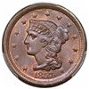 Image 1 : 1857  N-4  R1  PCGS MS64BN CAC.  EAC MS63