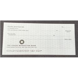Catch Me If You Can (2002) - Leonardo DiCaprio (Frank Abagnale Jr.) Bank Check