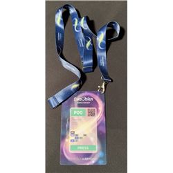 Eurovision Song Contest: The Story of Fire Saga (2020) - Press Pass On Lanyard