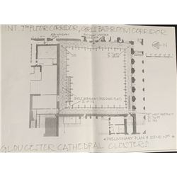 Harry Potter and the Sorcerer's Stone (2001) - 7th Floor Girl's Bathroom Corridor Interior Layout