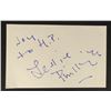 Image 1 : Harry Potter and the Sorcerer's Stone (2001) - Leslie Phillips (The Sorting Hat) Signed Card