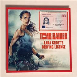 Tomb Raider (2018) - Lara Croft (Alicia Vikander) Framed Driver's License