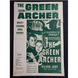 Columbia Pictures 1957 "THE GREEN ARCHER" Edgar Wallace THE GREEN ARROW Starring Vict