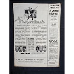 1959 CinemaScope Pressbook "A HOLE IN THE HEAD" 1959 movie starring Frank Sinatra, Edward G. Robi