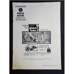 1959 MGM Pressbook "GIRLS TOWN" 1959 film starring Mamie Van Doren, Mel Torme, Ray Anthony,and M